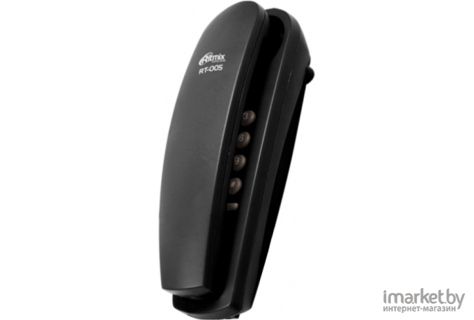 Проводной телефон Ritmix RT-005 (черный)