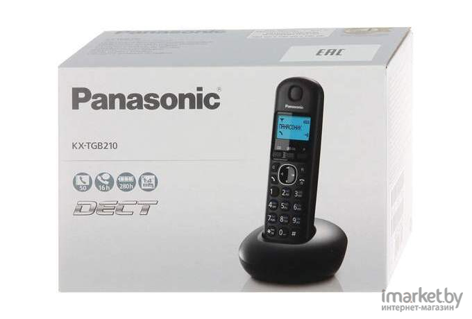 Радиотелефон Panasonic KX-TGB210RUB