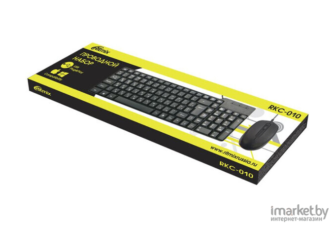 Мышь и клавиатура Ritmix RKC-010