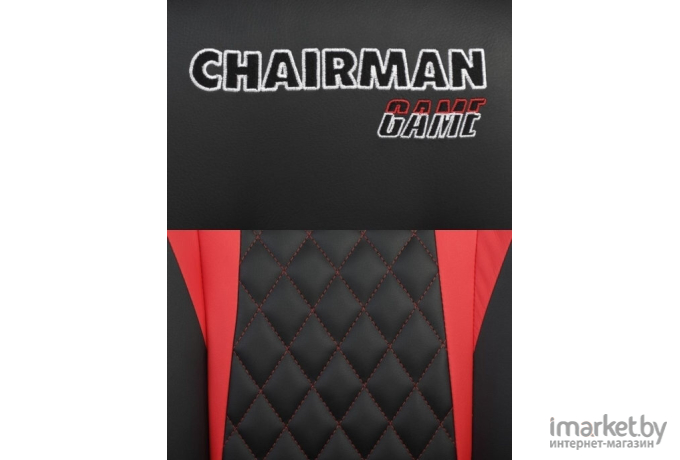 Игровое кресло Chairman Game 15 черный/красный [00-07022777]