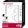 Внешний жесткий диск Transcend StoreJet 25A3 1TB White (TS1TSJ25A3W)
