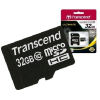 Карта памяти Transcend microSDHC Class 10 32 Gb + SD адаптер (TS32GUSDHC10)