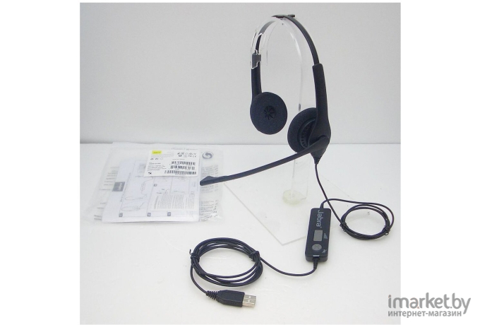 Гарнитура Jabra BIZ 1500 Duo USB 1559-0159 [Black]