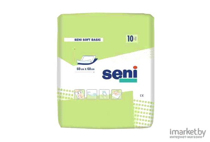 Пеленки одноразовые Seni Basic Soft 60x60 (30шт)