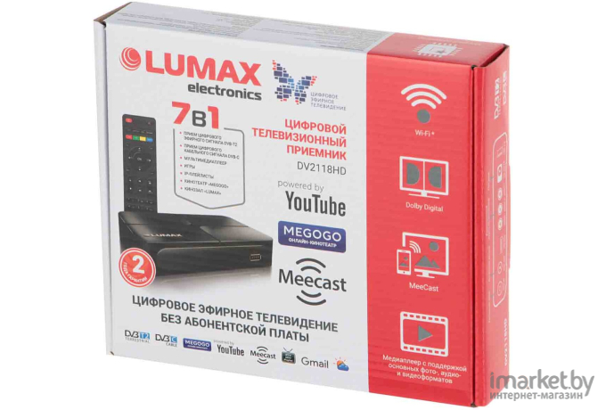 Тюнер цифрового телевидения Lumax DV2118HD