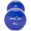 Гантель цельная Starfit  DB-101 4 кг темно-синий