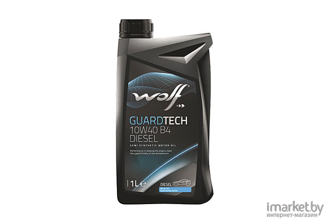 Моторное масло WOLF Guardtech B4 Diesel 10W40 / 23126/1 (1л)