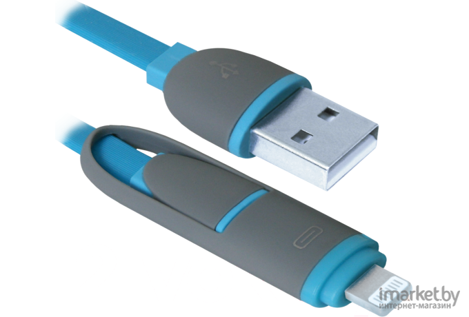 Кабель Defender USB10-03BP (синий) [87487]