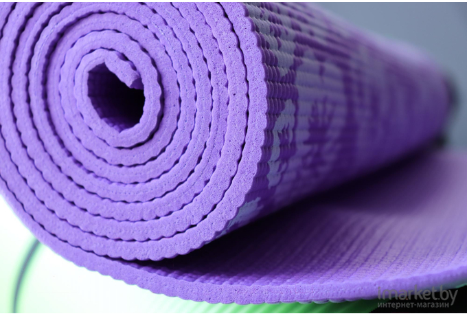 Коврик для йоги и фитнеса Sundays Fitness IR97502 фиолетовый