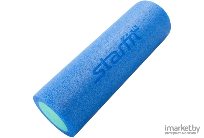 Валик для фитнеса массажный Starfit FA-501 (синий/голубой)