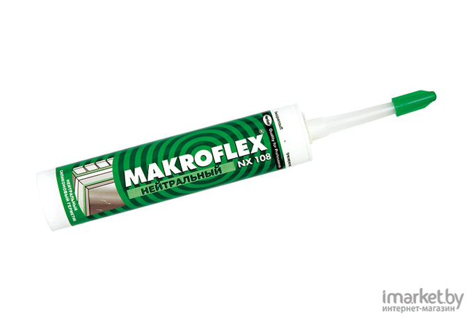 Герметик силиконовый Makroflex NX 108 нейтральный 290мл прозрачный