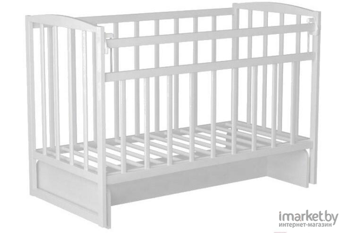 Детская кроватка VDK Magico mini / Кр1-03м (белый)