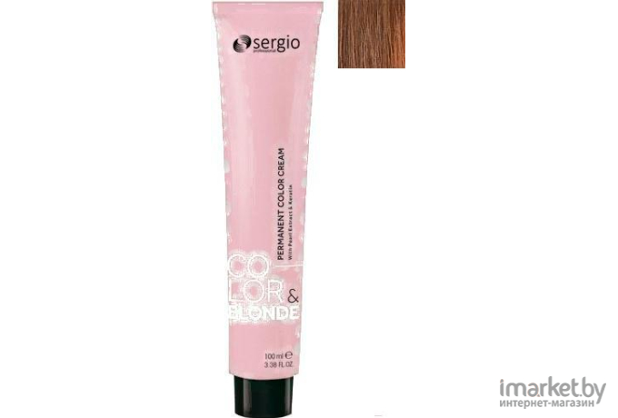 Крем-краска для волос Sergio Professional Color&Blonde 7.01 (средне-русый легкий пепельный)