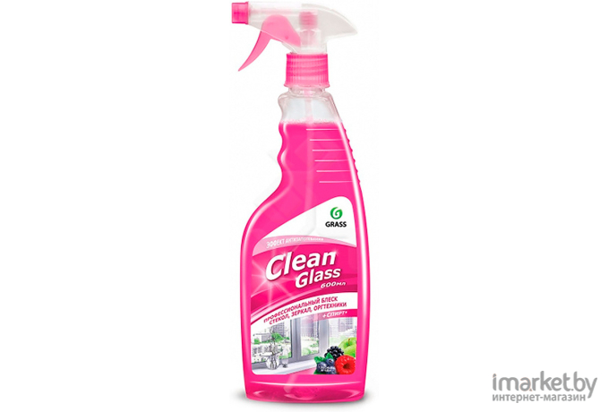 Средство для мытья окон Grass Clean Glass. Лесные ягоды / 125241 (600мл)