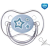 Пустышка Canpol Newborn Baby силиконовая круглая 0-6мес голубой [22/562]