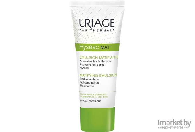 Эмульсия для лица Uriage Hyseac Mat матирующая (40мл)