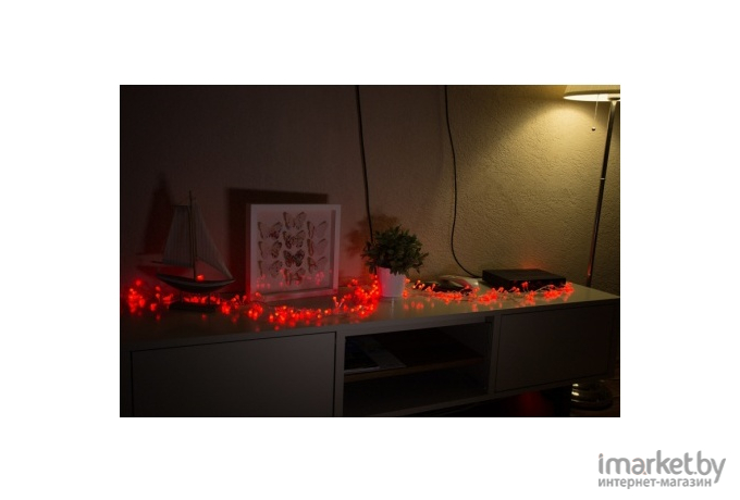 Новогодняя гирлянда Neon-Night Мишура LED 6 м красный [303-612]