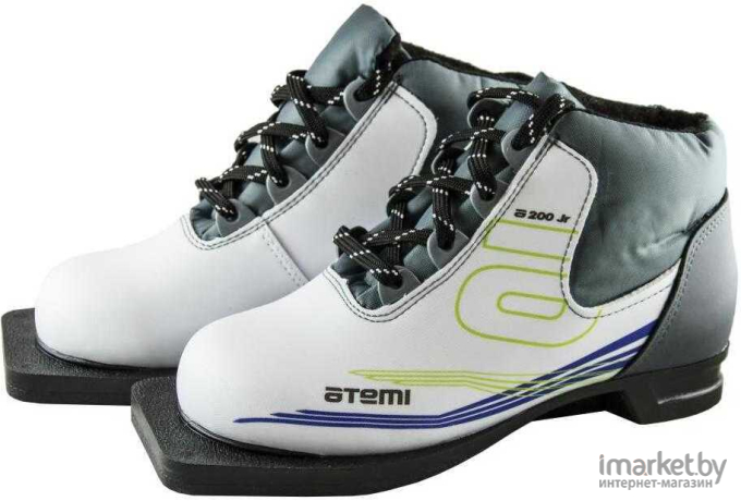 Ботинки для беговых лыж Atemi А200 Jr White NN75 р-р 31
