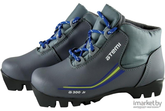Ботинки для беговых лыж Atemi А300 Jr NNN р-р 31 серый