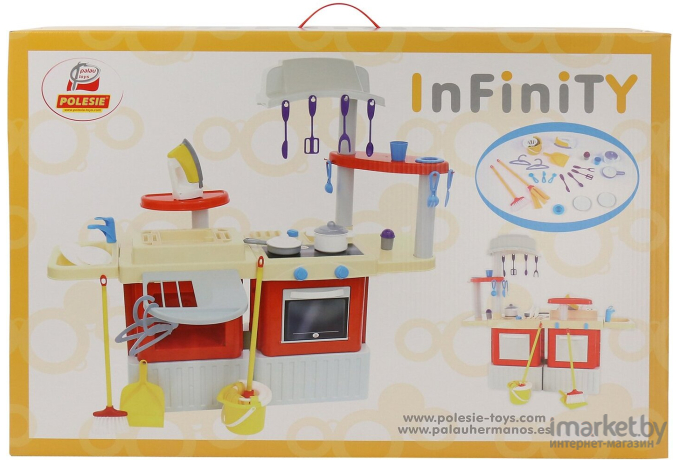 Детская кухня Полесье Infinity basic №4 / 42309 (в коробке)