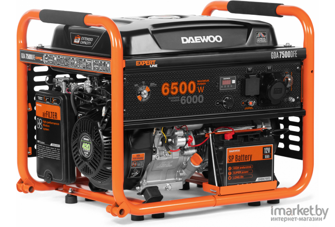 Бензиновый генератор Daewoo Power GDA 7500DFE