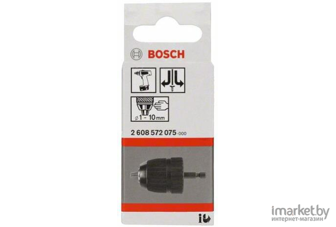 Патрон сверлильный Bosch Быстрозажимной патрон 10мм 1/4 [2.608.572.075]