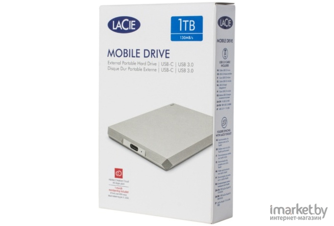 Внешний жесткий диск LaCie Mobile Drive STHG1000400