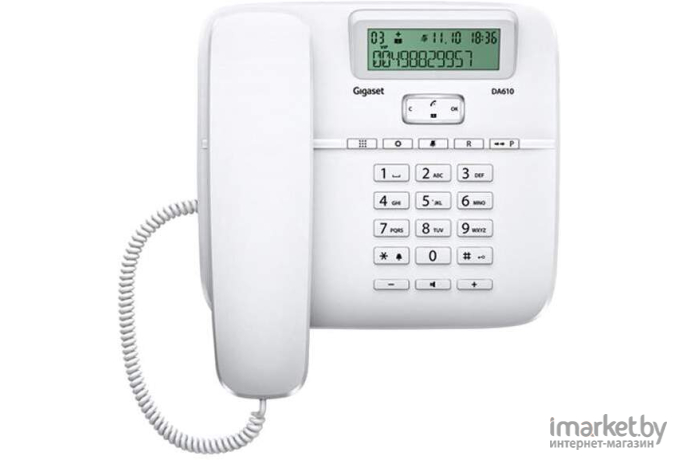 Проводной телефон Gigaset DA610 белый [DA610 WHITE]