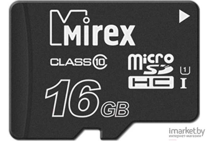 Карта памяти Mirex 13612-MCSUHS16 microSDHC 16GB