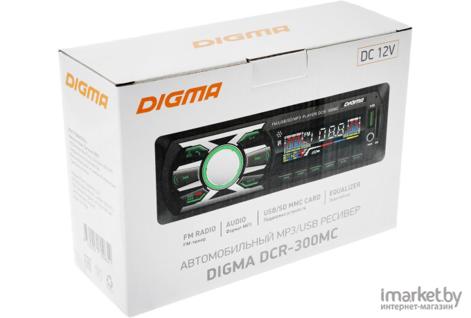 USB-магнитола Digma DCR-300MC
