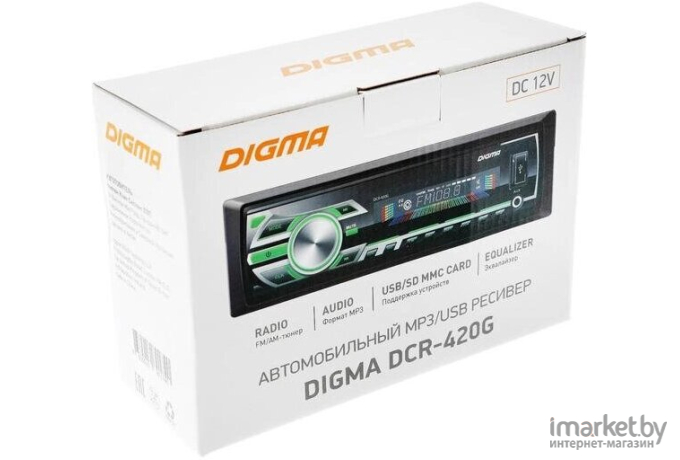 USB-магнитола Digma DCR-420G