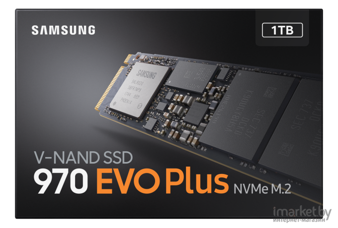 SSD диск Samsung 970 EVO Plus 1TB [MZ-V7S1T0BW]