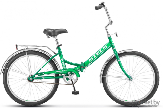 Велосипед Stels Pilot-710 24 Z010 рама 16 дюймов зеленый/желтый [LU085350, LU077080]