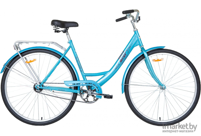 Велосипед AIST 28-245 рама 17 дюймов 2021 голубой