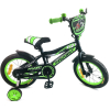 Велосипед детский Favorit Biker 14 черный/зеленый 2019 [BIK-14GN]