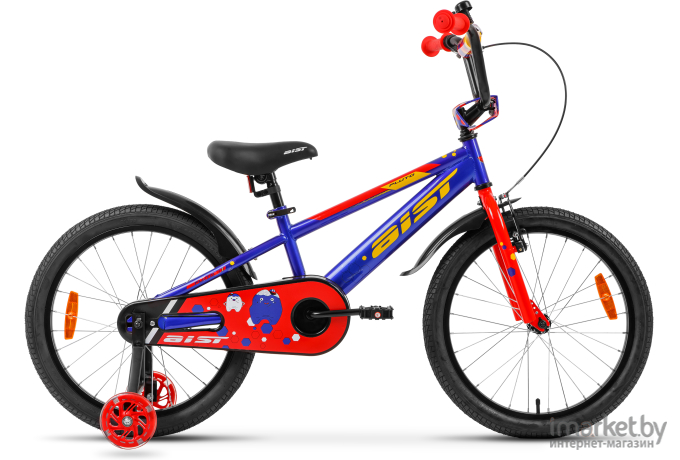 Велосипед детский AIST Pluto 16 2019 синий/красный