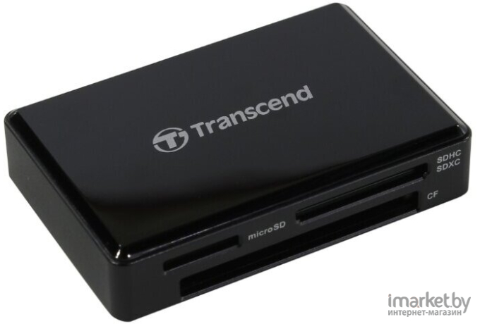 Карт-ридер Transcend All-in-1 Multi Memory Card Reader, USB 3.0/3.1 Gen 1, Black Black [TS-RDF8K2]