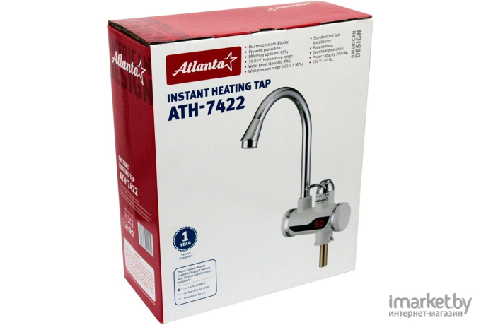Проточный водонагреватель Atlanta ATH-7422