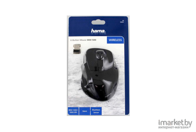 Мышь Hama MW-500 черный [00182632]