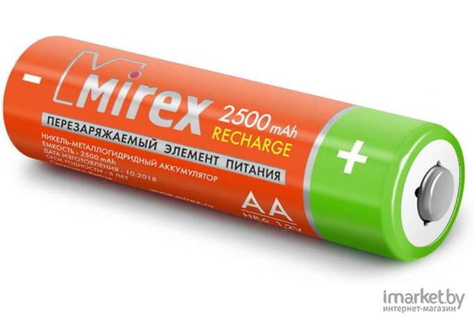 Зарядное Mirex Ni-MH АА 2500 мАч 4 шт. [23702-HR6-25-E4]