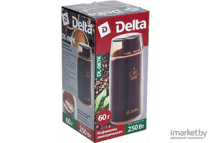 Кофемолка Delta DL-087К коричневый