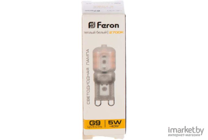 Лампочка Feron G9 5W 2700K LB-430 [25636]
