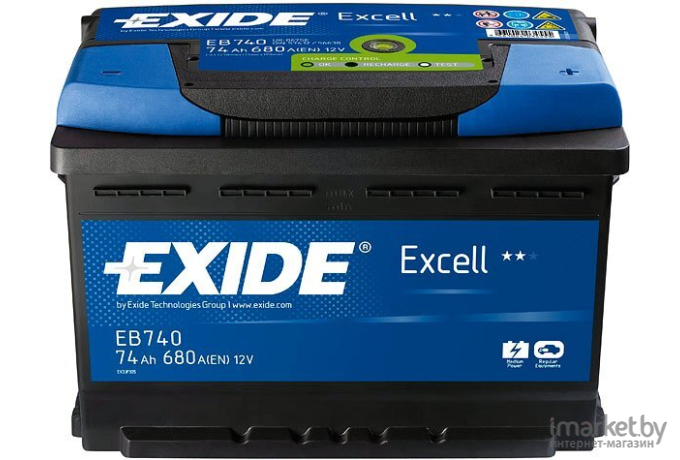 Аккумулятор Exide Excell EB740 (74 А/ч)