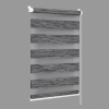 Рулонная штора Delfa Сантайм День-Ночь Натур МКД DN-4306 81x160 графит