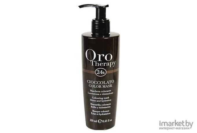 Маска для волос Fanola Oro Therapy 24k Oro Puro кератин арган. масло микрочаст. золота (300мл)