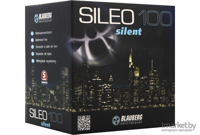 Вентилятор вытяжной Blauberg Sileo 100