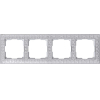 Рамка для выключателя и розетки Werkel Antik 4 поста WL07-Frame-04 жемчужный [a031785]
