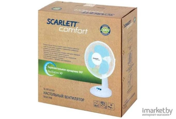 Вентилятор Scarlett SC-DF111S07 White