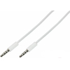 Аудио кабель Rexant 3.5 мм штекер-штекер 1М белый [18-1110]