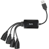 USB-хаб Buro BU-HUB4-0.3-U2.0-Splitter черный